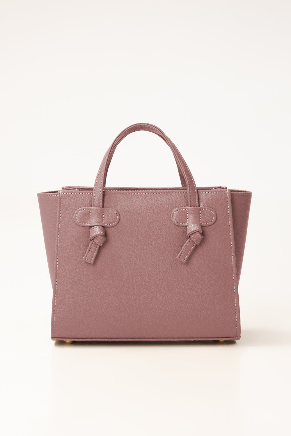 Purple Mini Bag | Textured Faux Leather with Adjustable Strap-Blanc Loom